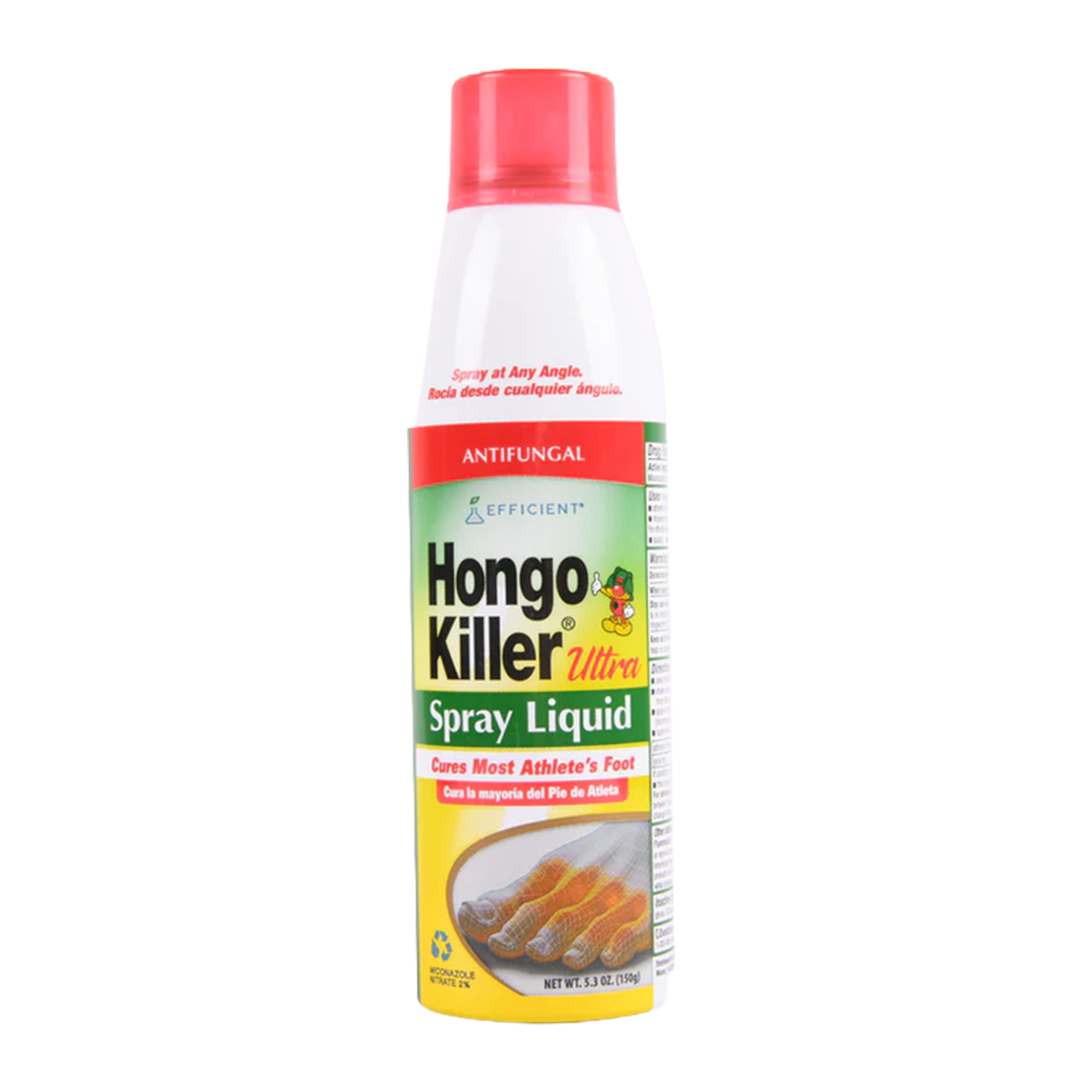 Hongo Killer Ultra antifungal liquid spray 5.3 oz for athlete's foot and fungal skin care