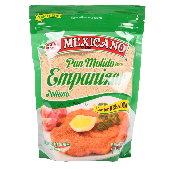 El Mexicano Pan Molido para Empanizar Italiano 11 oz bag Italian seasoned bread crumbs for breading