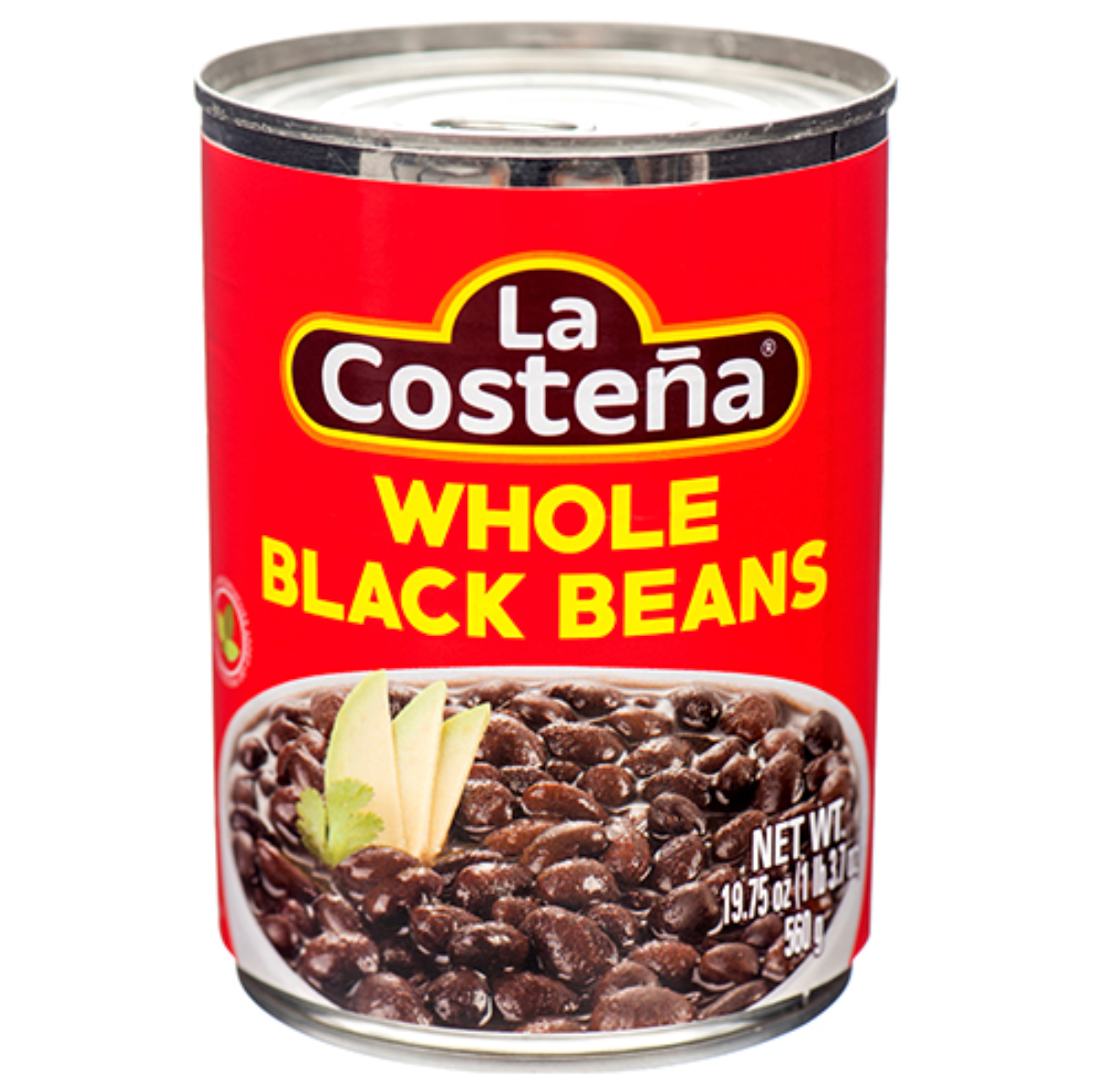 La Costena Whole Black Beans, 19.75 oz (12 Pack)