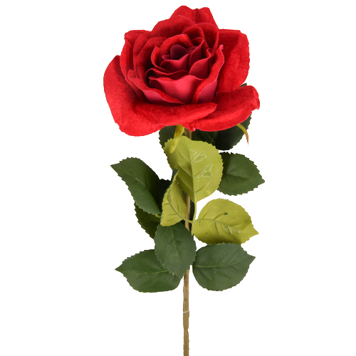 Artificial Flower Red Rose (Pack Of 1)