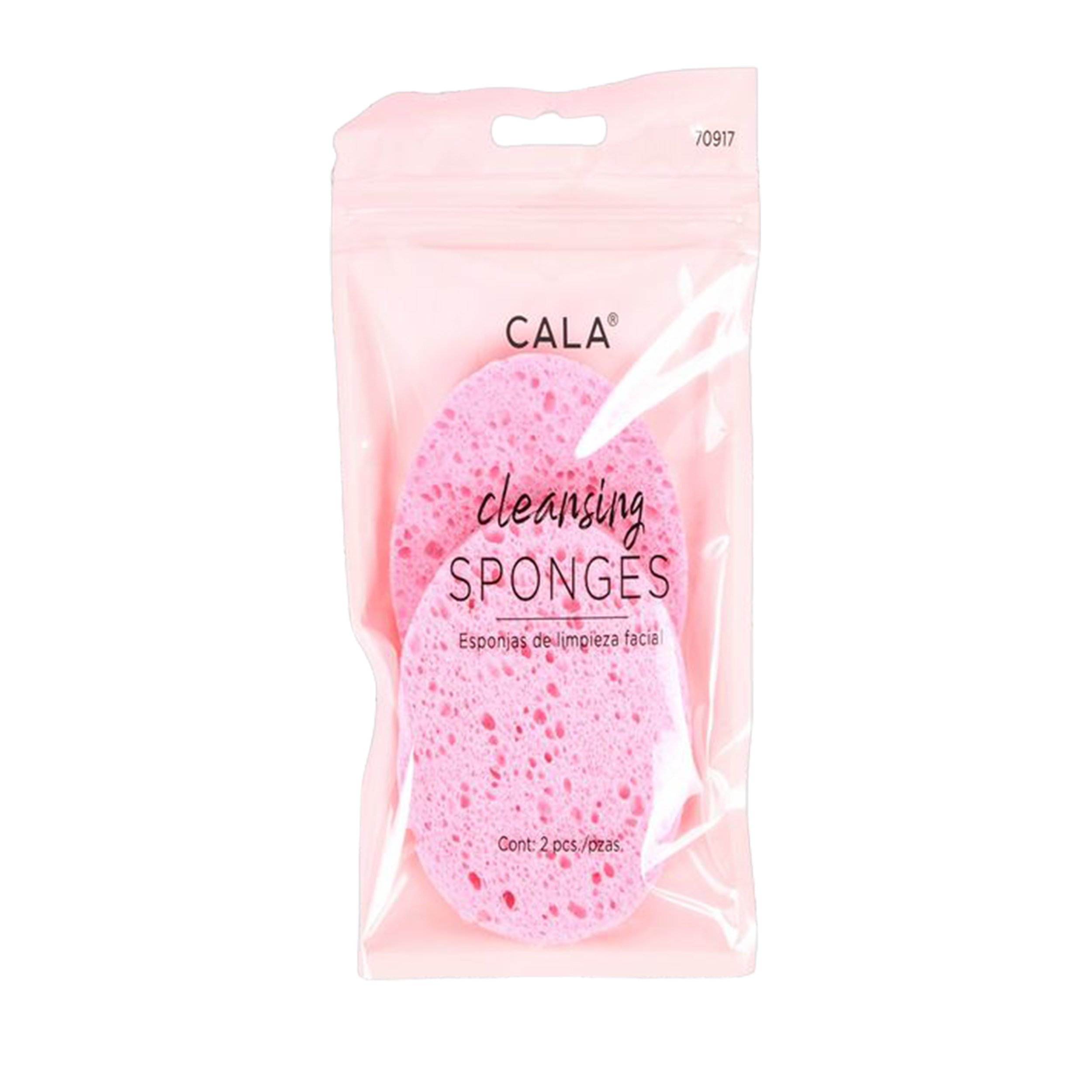 CALA facial cleansing sponges 2 pack – gentle exfoliating sponges for face cleansing
