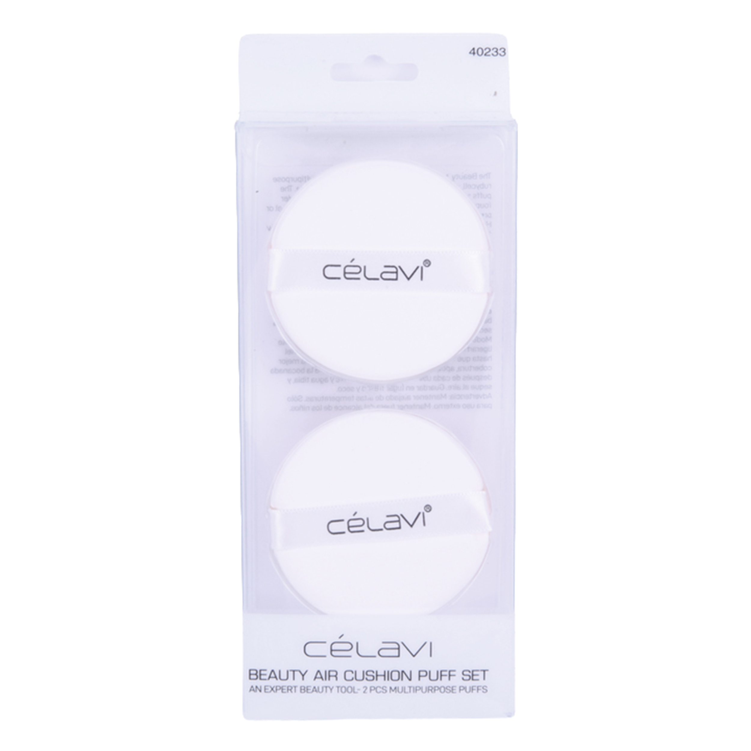 Célavi beauty air cushion puff set 2 pcs – multipurpose makeup puffs for foundation application