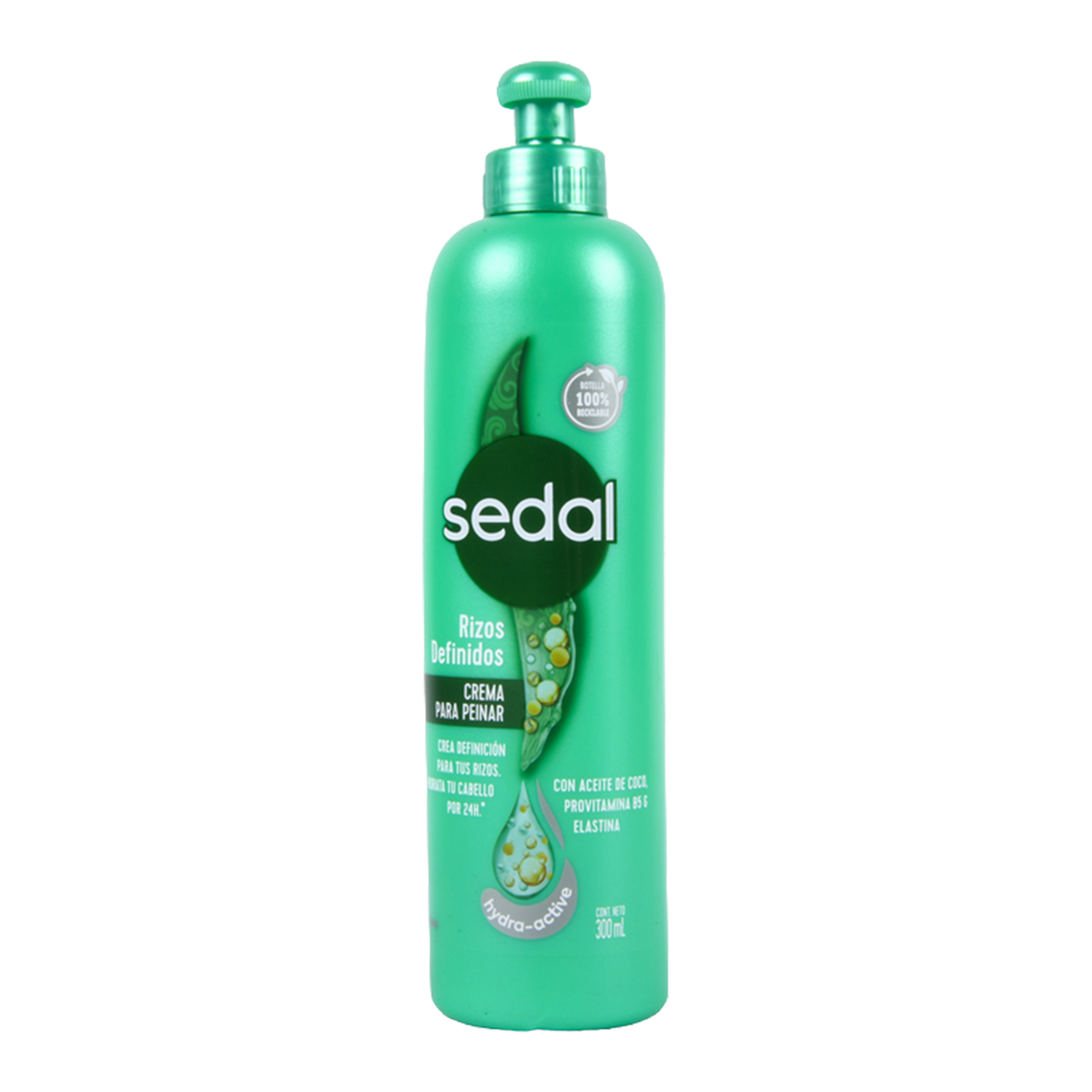 Sedal Rizos Definidos crema para peinar 300 ml green pump bottle – curl defining leave in hair cream