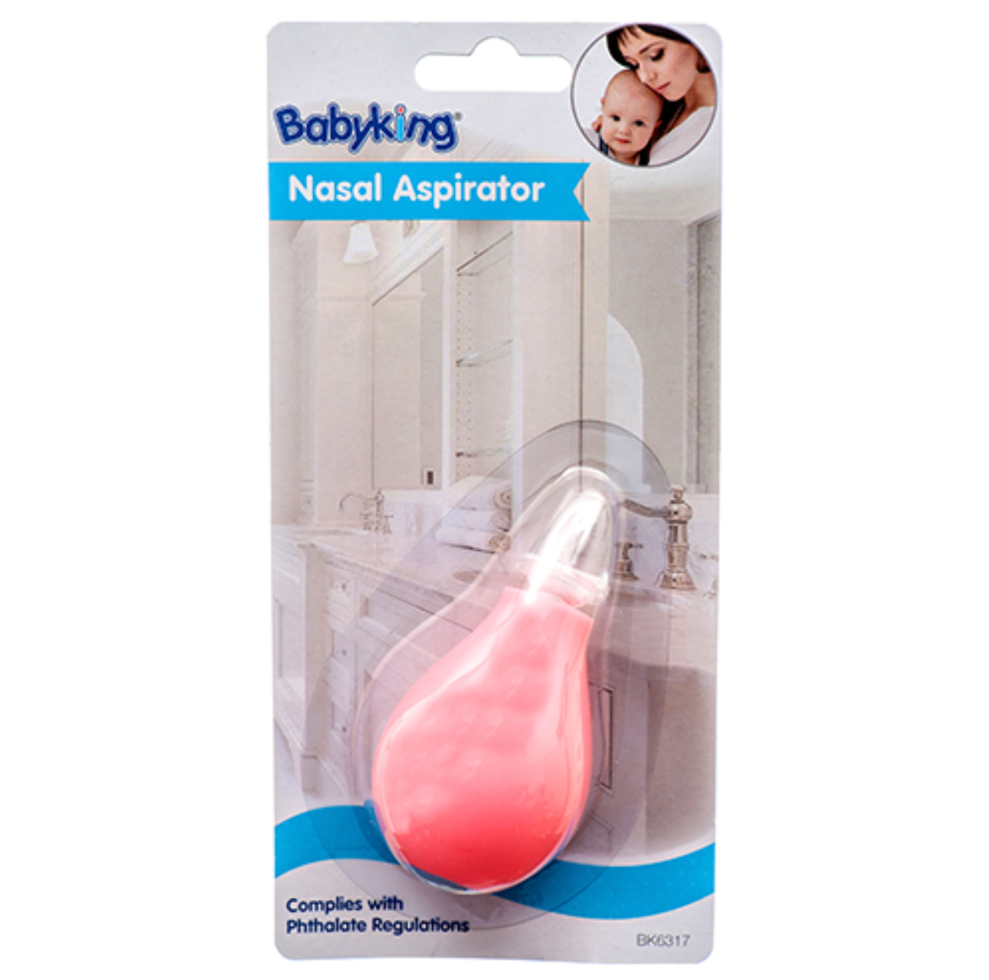 Baby Nasal Aspirator, Pink (12 Pack)