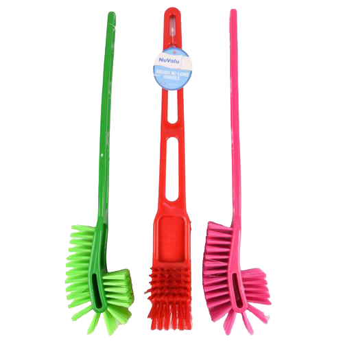 Nuvalu Brush W/Long Handle 20" W/Asst Colors (Pack Of 1)