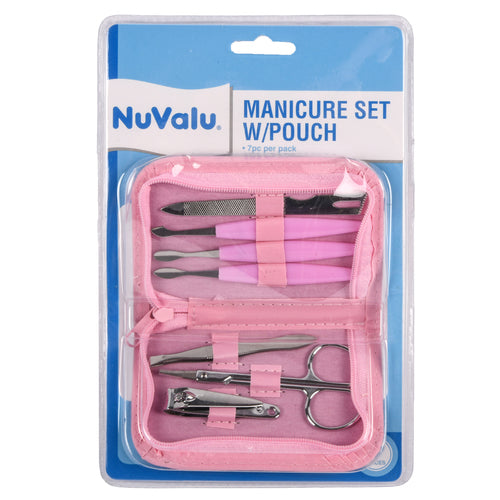 Nuvalu Manicure Set W/Puch 7Pcs (Pack Of 1)