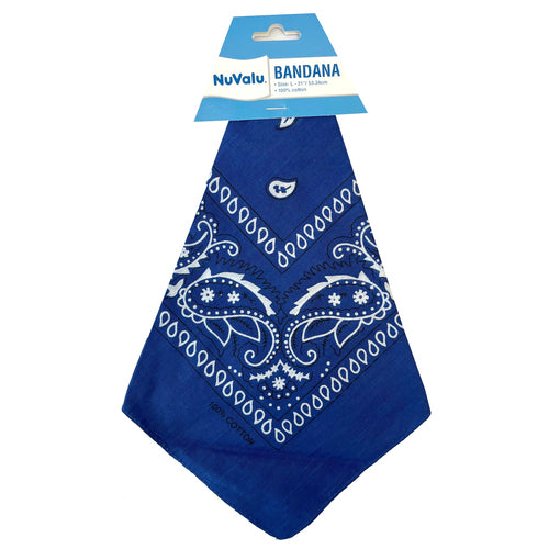 NuValu Blue Bandana (Pack of 12)