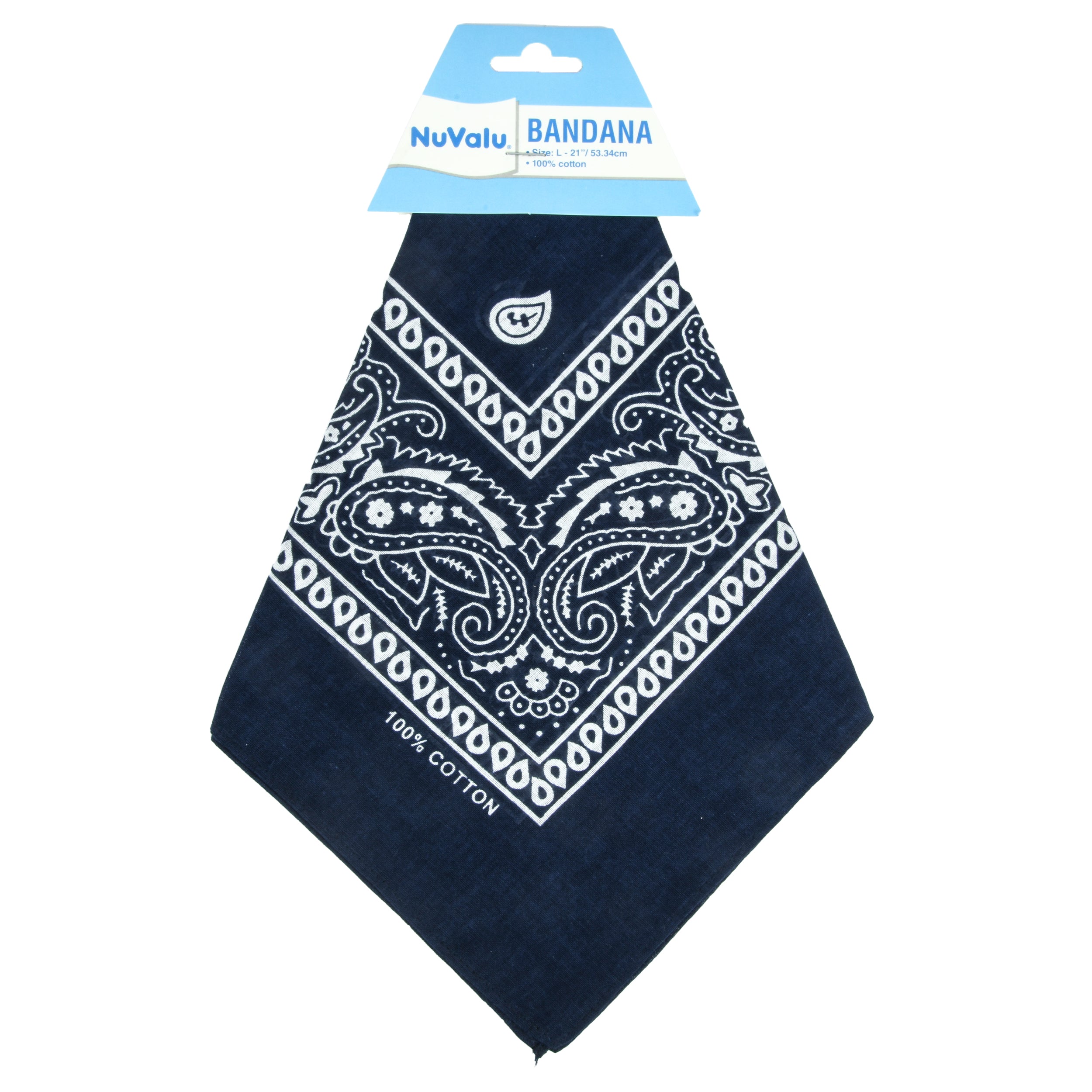 NuValu Navy Blue Bandana (12 Pack)