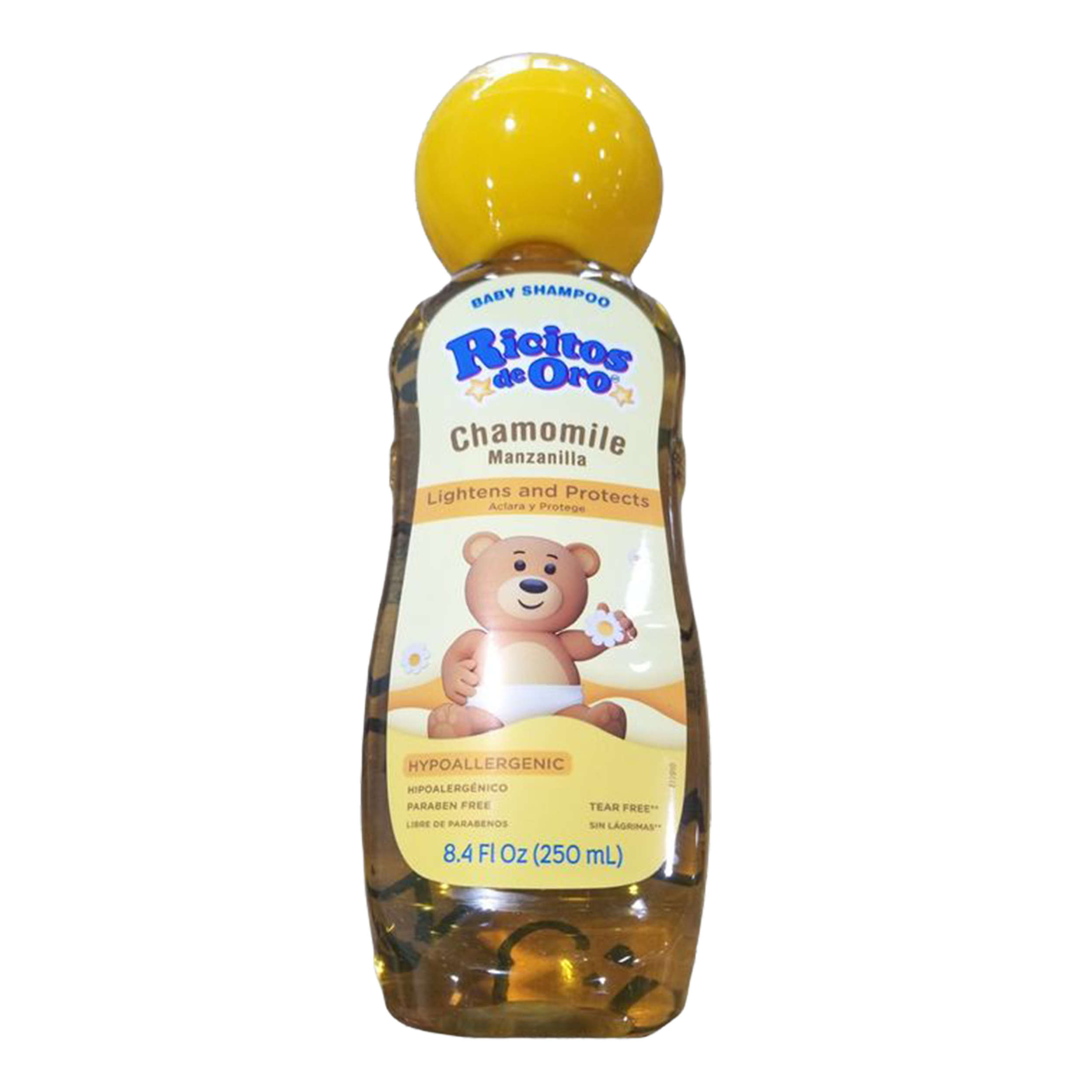 Ricitos de Oro baby shampoo chamomile 8.4 fl oz bottle – hypoallergenic tear‑free baby shampoo