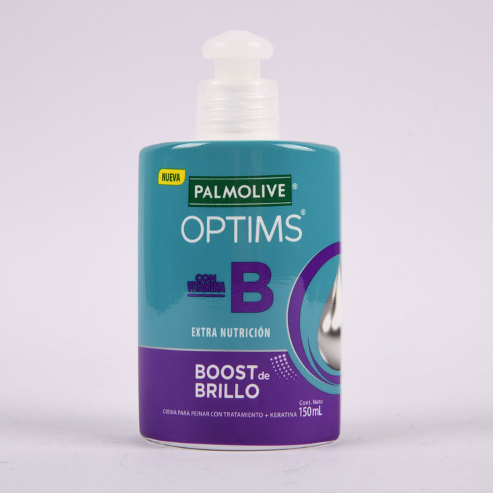 Palmolive Optims hair cream 150ml vitamin B keratin shine leave in hair styling product