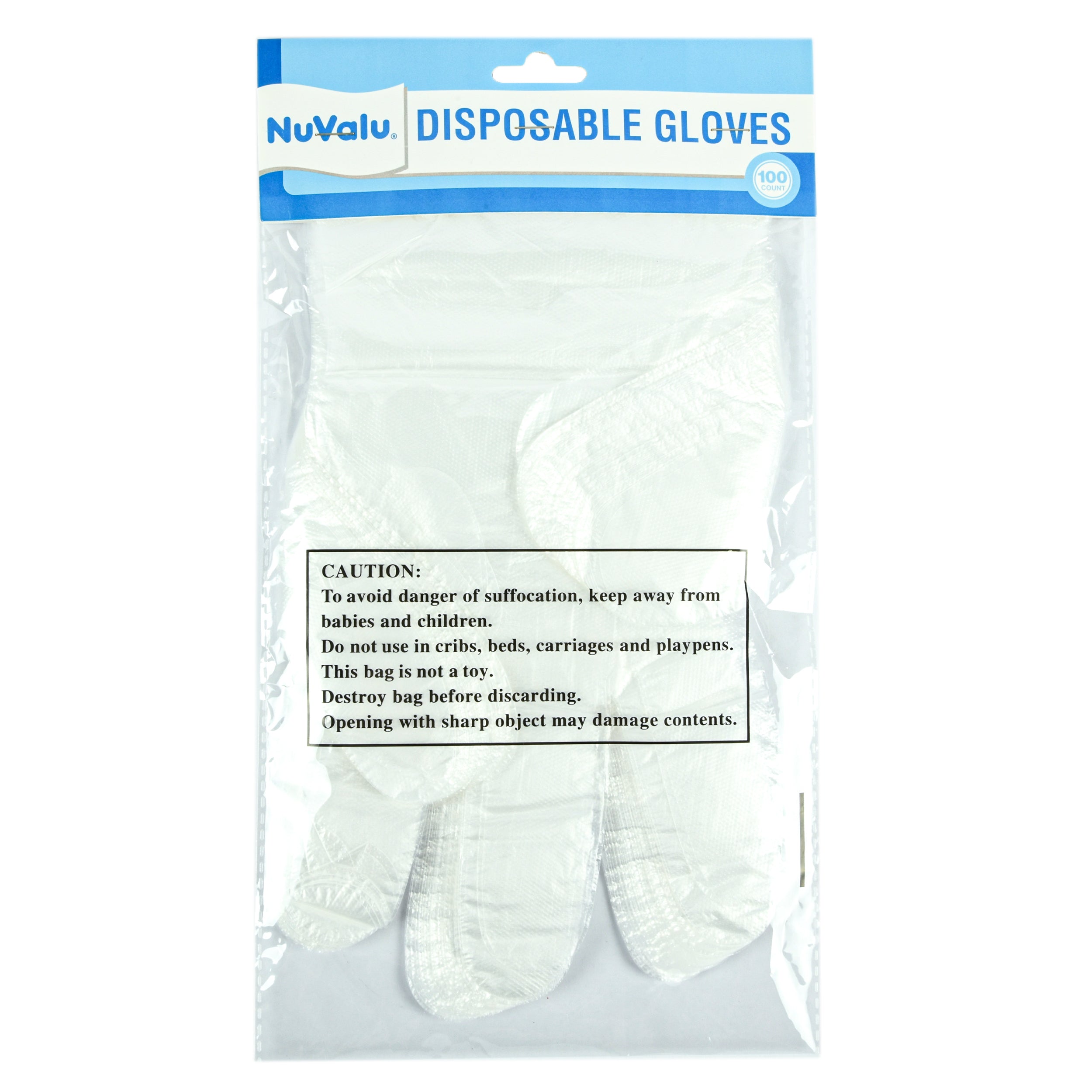 Disposable Gloves, 100 Count (24 Pack)