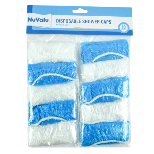 Nuvalu Shower Caps 10 Pcs Disposable (Pack Of 1)