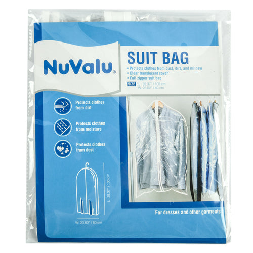Nuvalu Suit Bag 24"X40" Deluxe 0.03Mm (24 Pack)