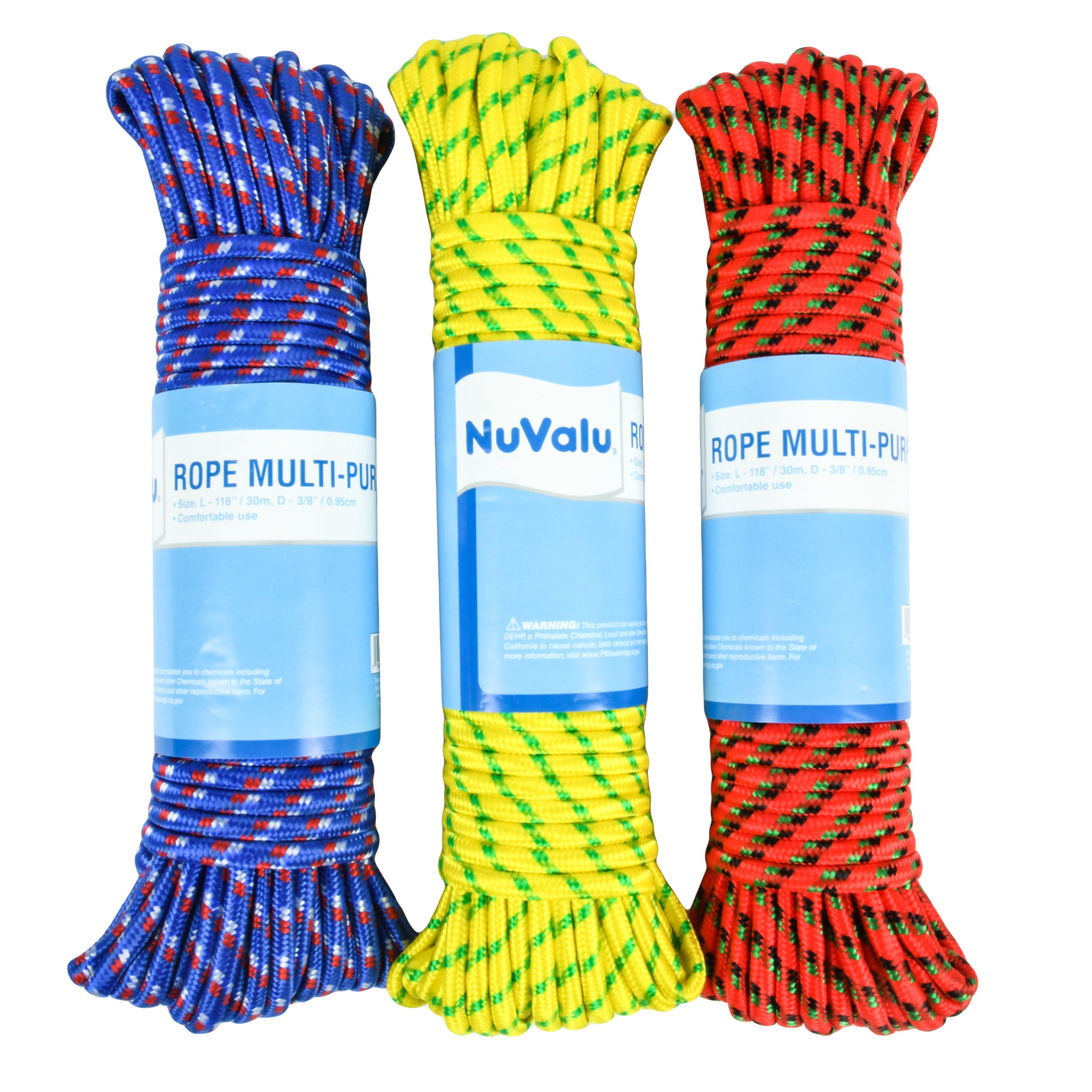 NuValu Multipurpose Rope, 98' (12 Pack)