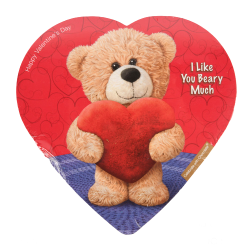 Kids Cominic chocolates in heart shaped box valentines day chocolate gifts for kids 18 pack