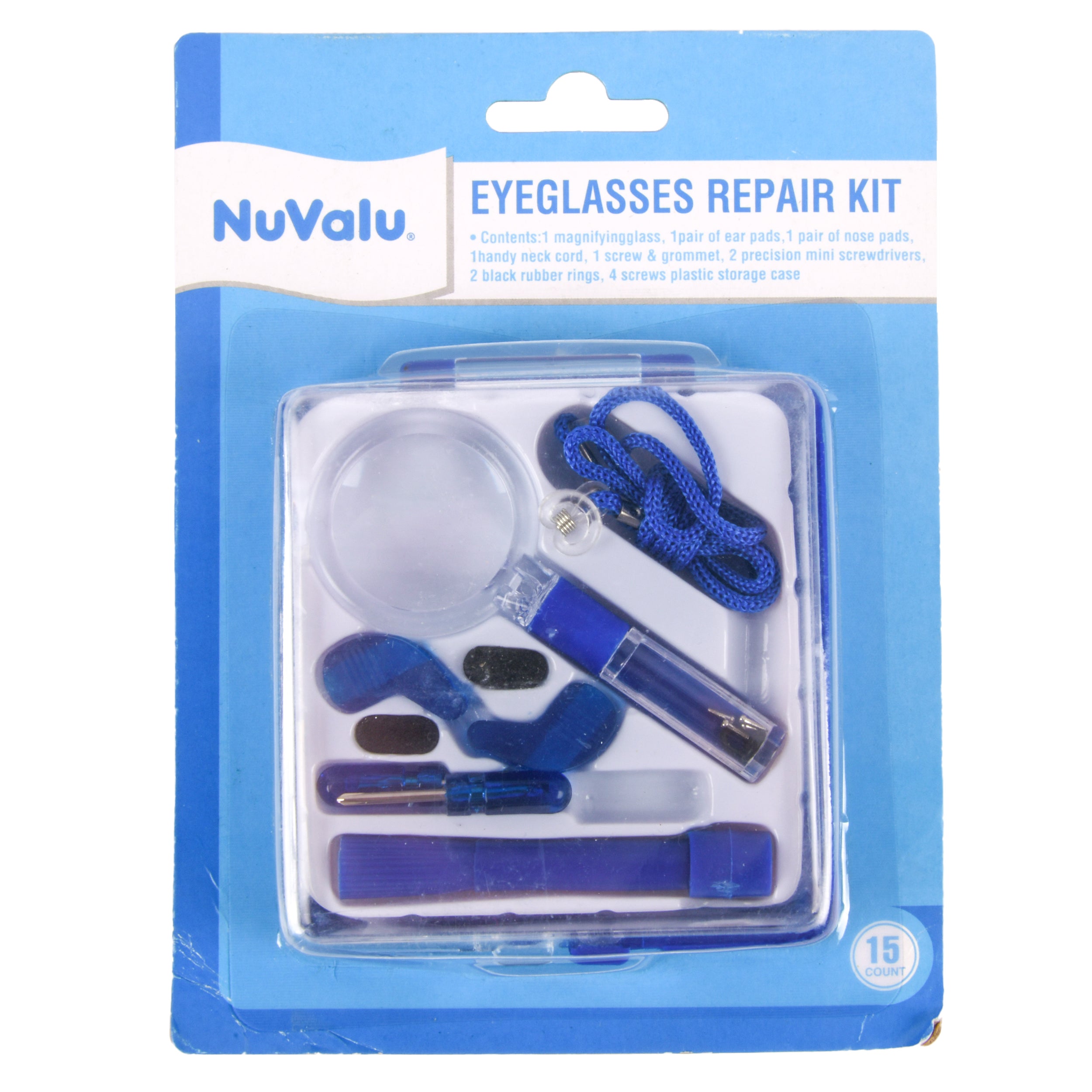 NuValu Eyeglass Repair Kit w/ Case (24 Pack)