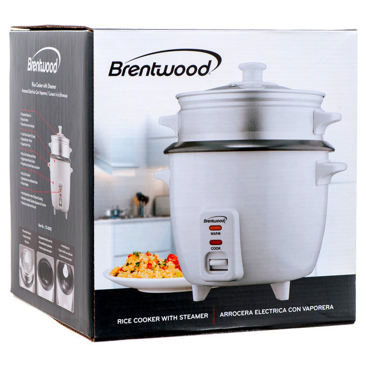 RICE COOKER 1LT W/STEAMER #TS-600S(1 Count)