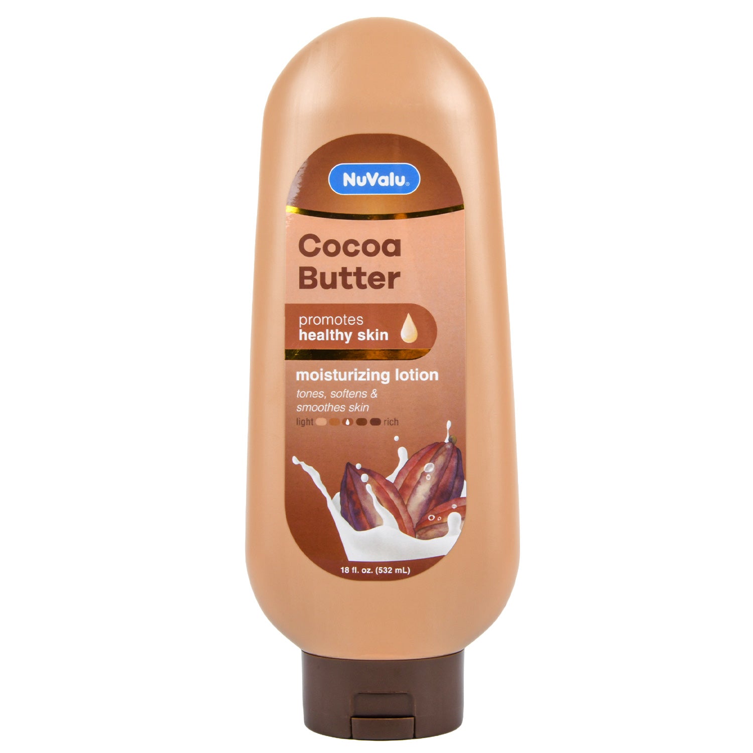 Nuvalu Lotion Cocoa Butter 18 Oz (Pack Of 1)