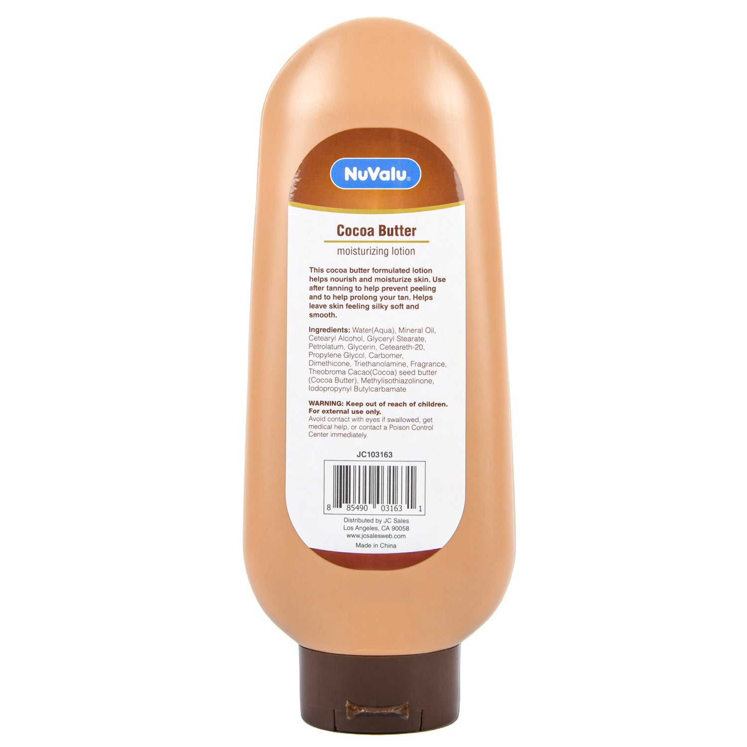 Nuvalu Lotion Cocoa Butter 18 Oz (Pack Of 1)