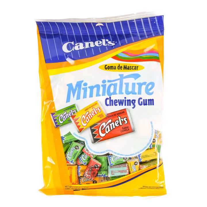 Canel’s Mini Chewing Gum 3.8oz assorted Mexican mini gum packs fruit mint cinnamon flavors