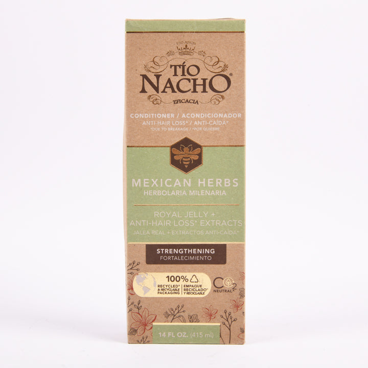 Tío Nacho Mexican Herbs strengthening hair conditioner 14oz bottle
