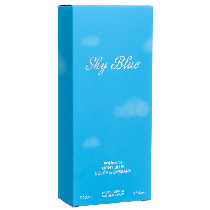 Sky Blue perfume for women 3.3oz Eau de Parfum spray blue box fragrance