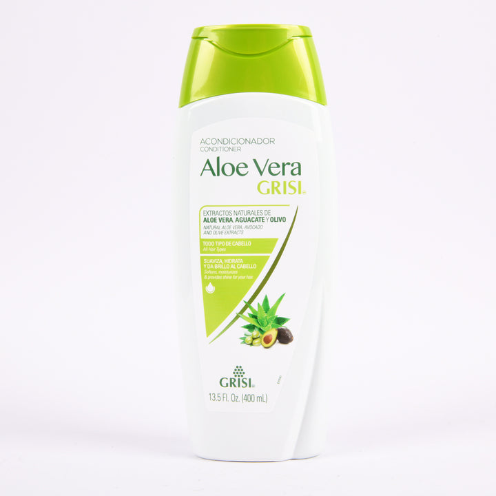 Grisi Aloe Vera Conditioner 13.5oz hydrating hair conditioner with aloe avocado and olive extracts