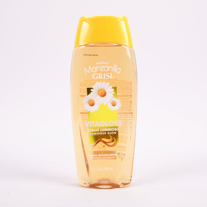 Grisi Manzanilla Shampoo Brillo Vitagloss 13.5oz chamomile shampoo for luminous shine and natural hair glow