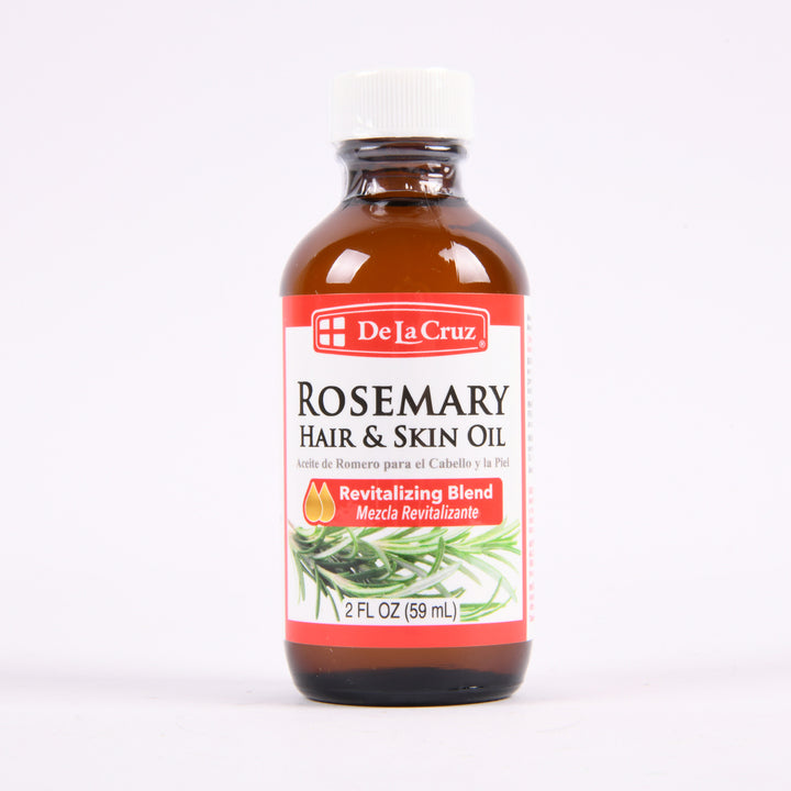 De La Cruz Rosemary Hair and Skin Oil 2oz revitalizing rosemary oil blend