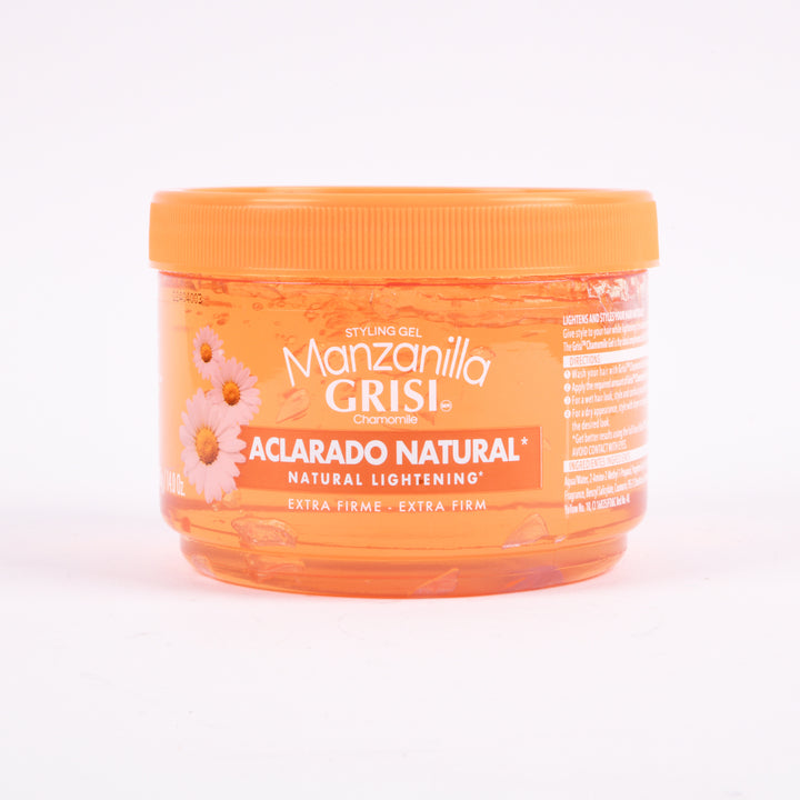 Grisi Manzanilla hair gel 14oz chamomile styling gel extra firm hold natural shine