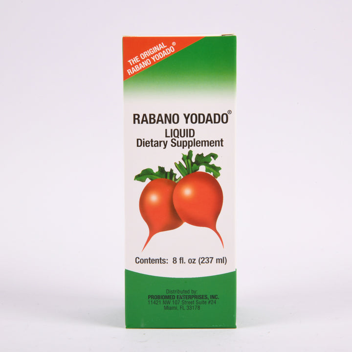 R√°bano Yodado liquid dietary supplement 8oz iodized radish traditional wellness formula