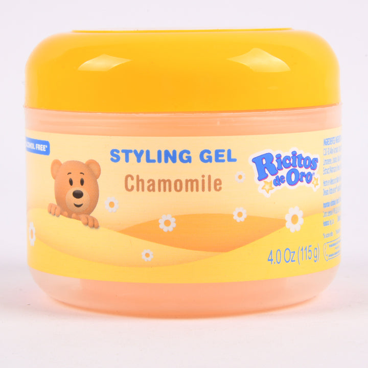 Ricitos de Oro chamomile styling gel 4.05oz gentle kids hair gel light hold and shine