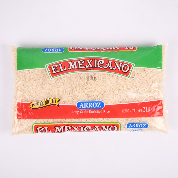 El Mexicano Long Grain Rice 2lb bag – enriched white rice for Mexican cooking and everyday meals