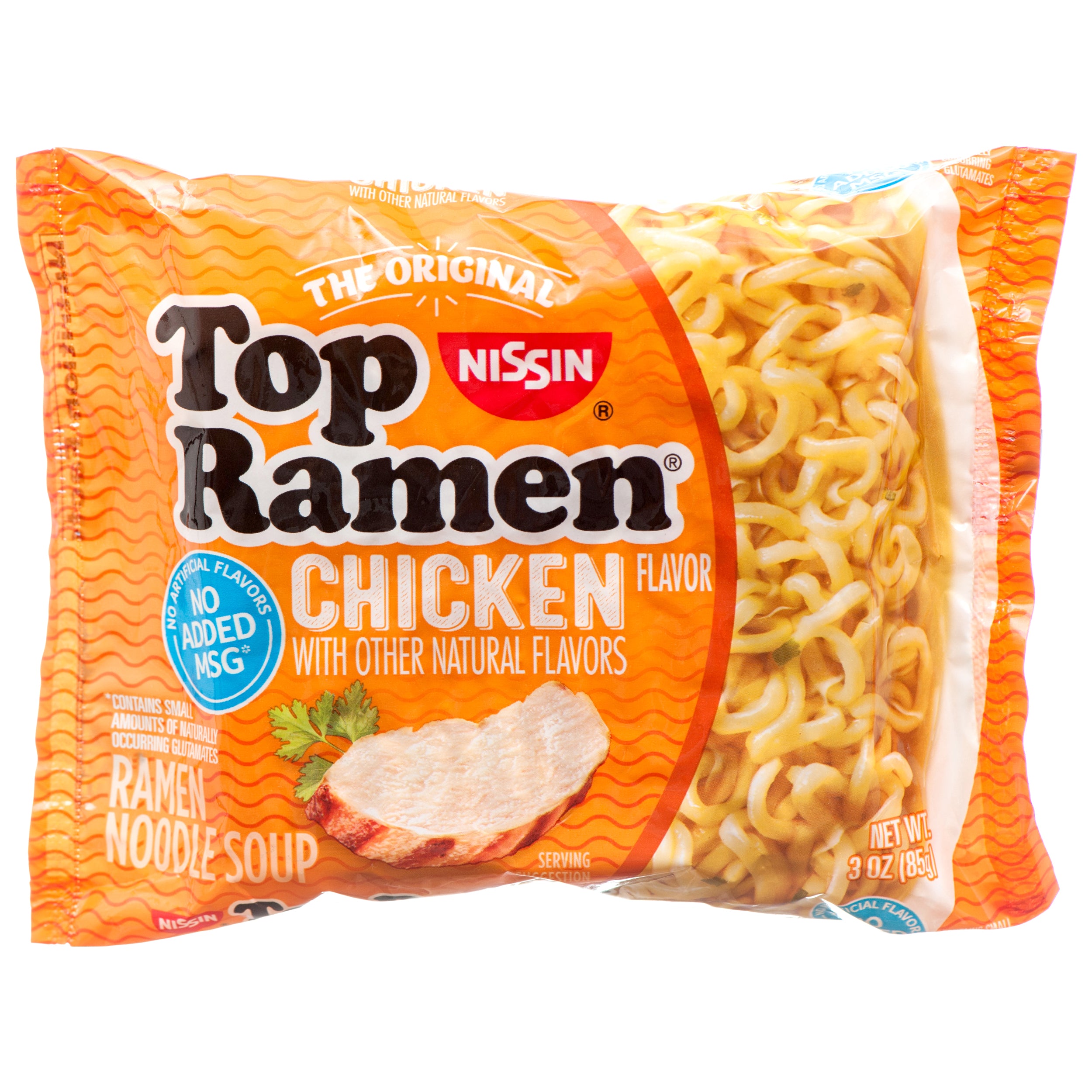 Nissin Top Ramen chicken flavor instant noodles 3oz ramen soup packets bulk pack