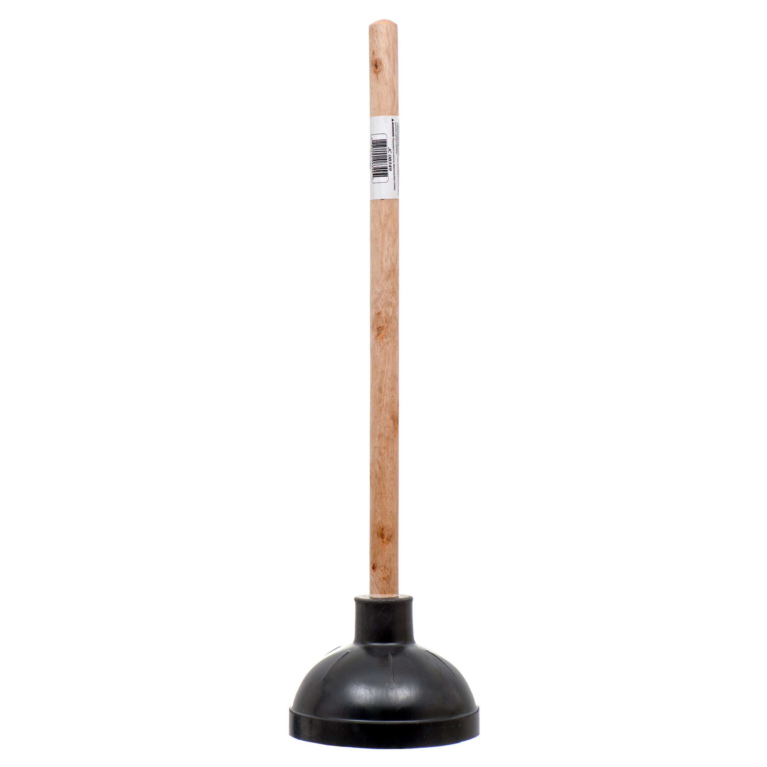 Nuvalu Toilet Plunger 20.9" W/Wooden Handle (Pack Of 1)