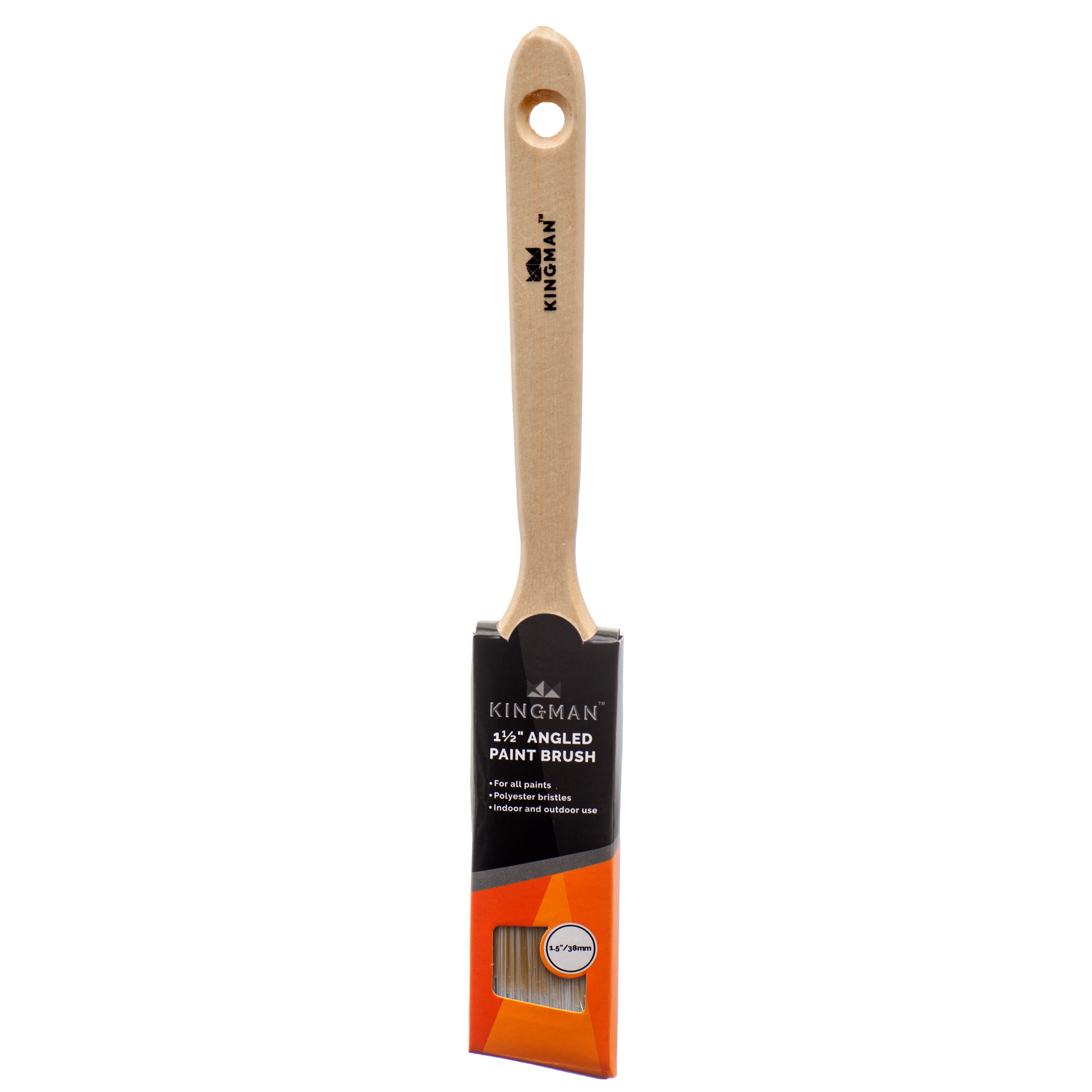 Kingman Angled Paint Brush 1 1/2" (24 Pack)