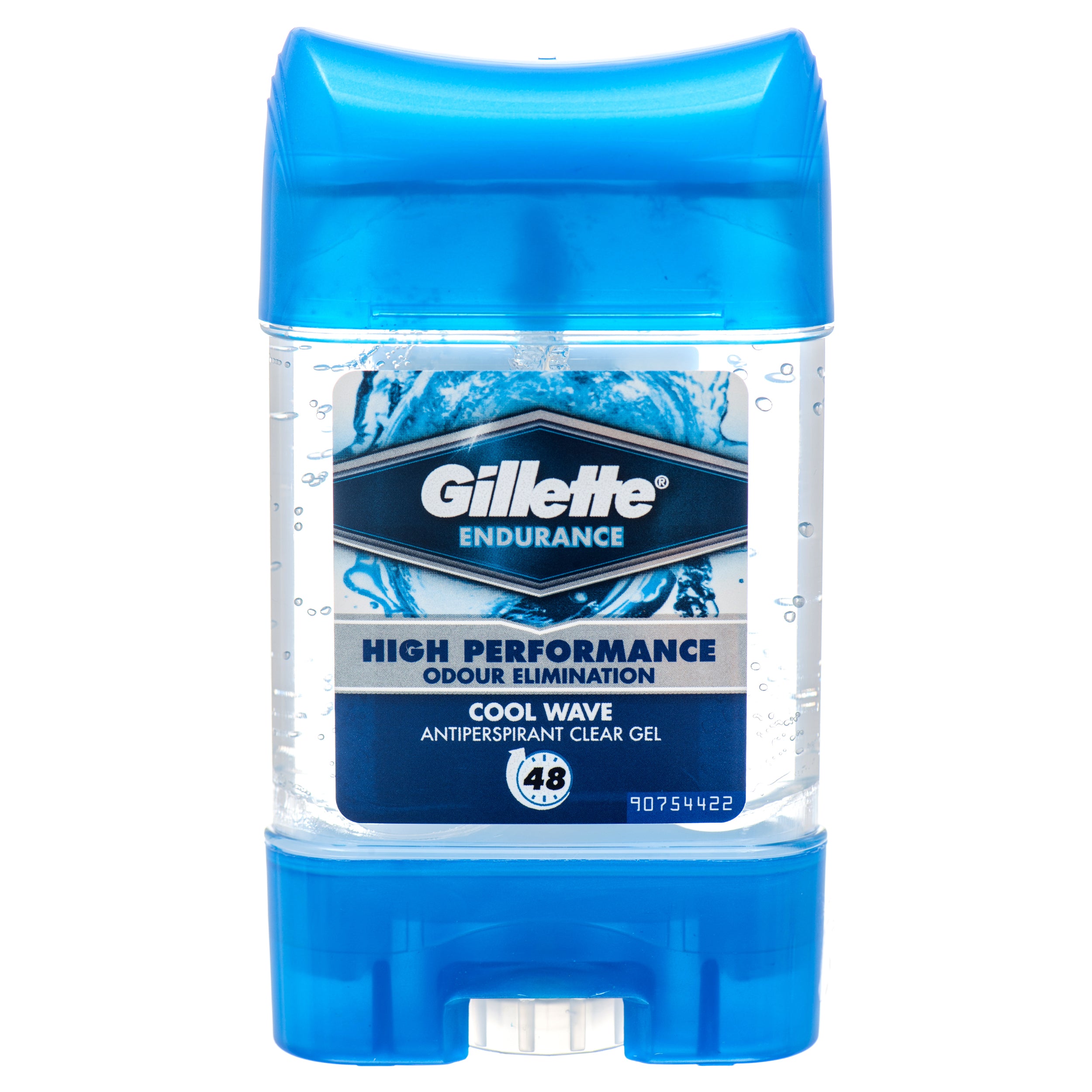 Gillette Endurance Cool Wave antiperspirant clear gel with 48 hour odor protection