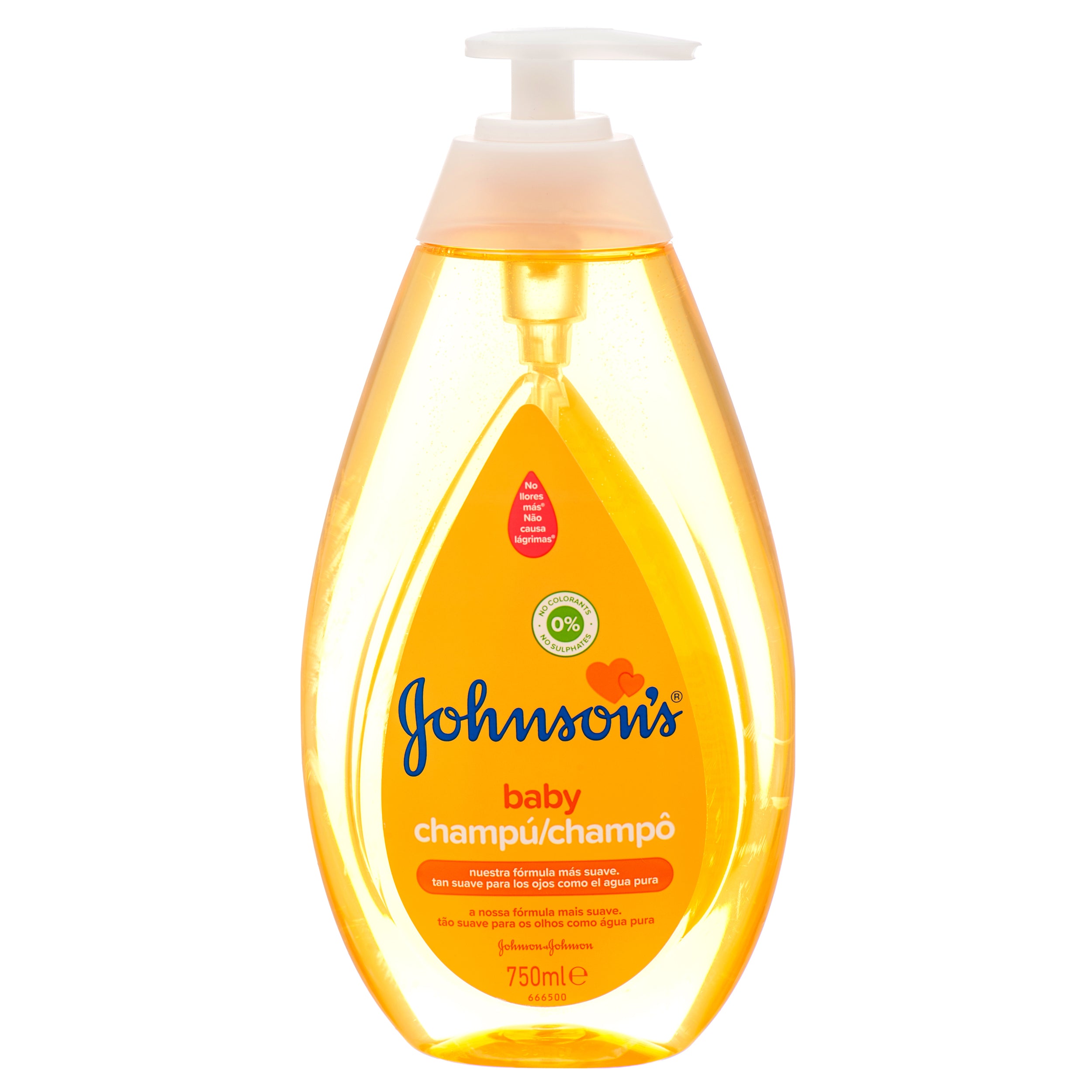 Johnson’s baby chamomile shampoo 750 ml pump bottle – tear free gentle baby hair cleanser