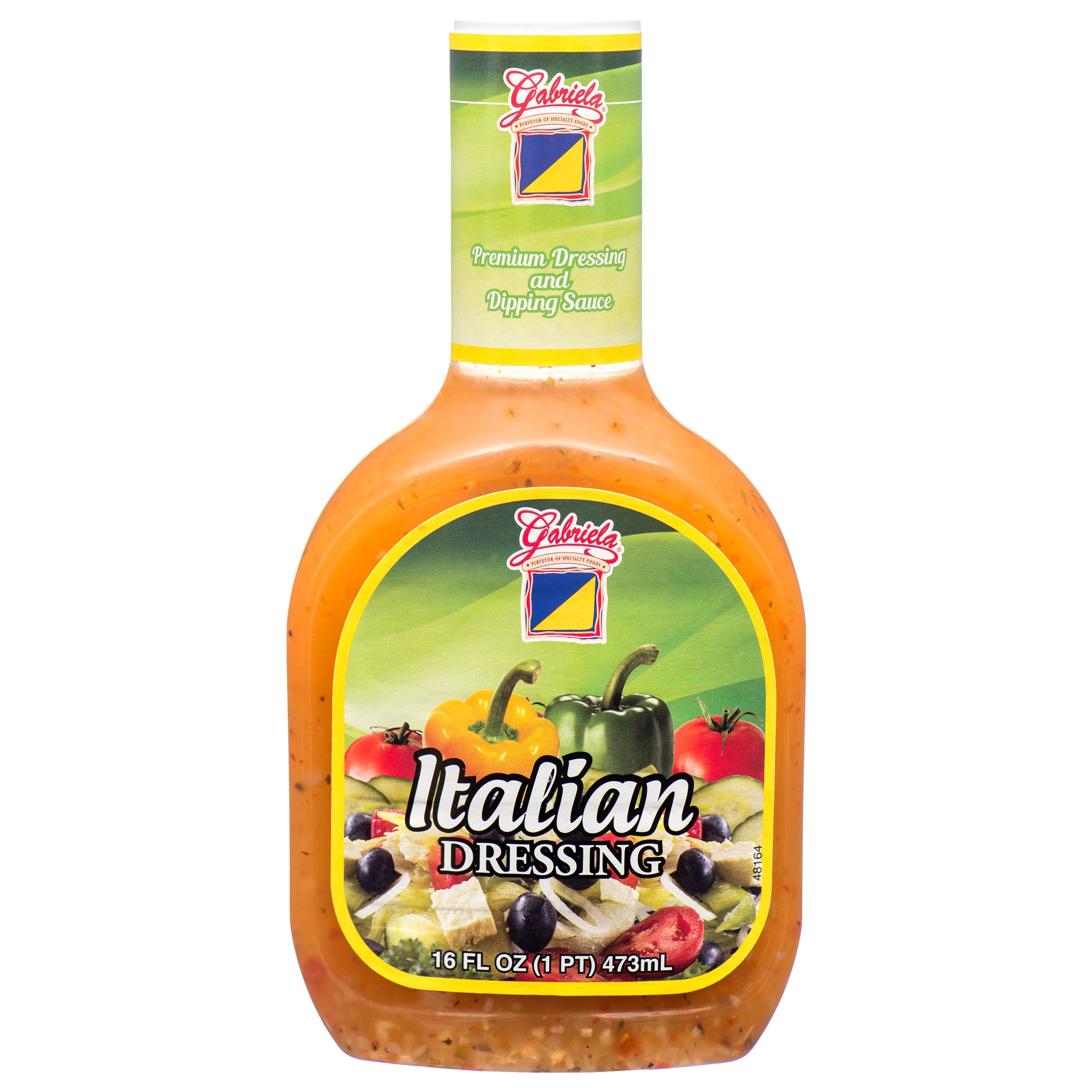 Gabriela Salad Dressing, Italian, 16 oz (12 Pack)