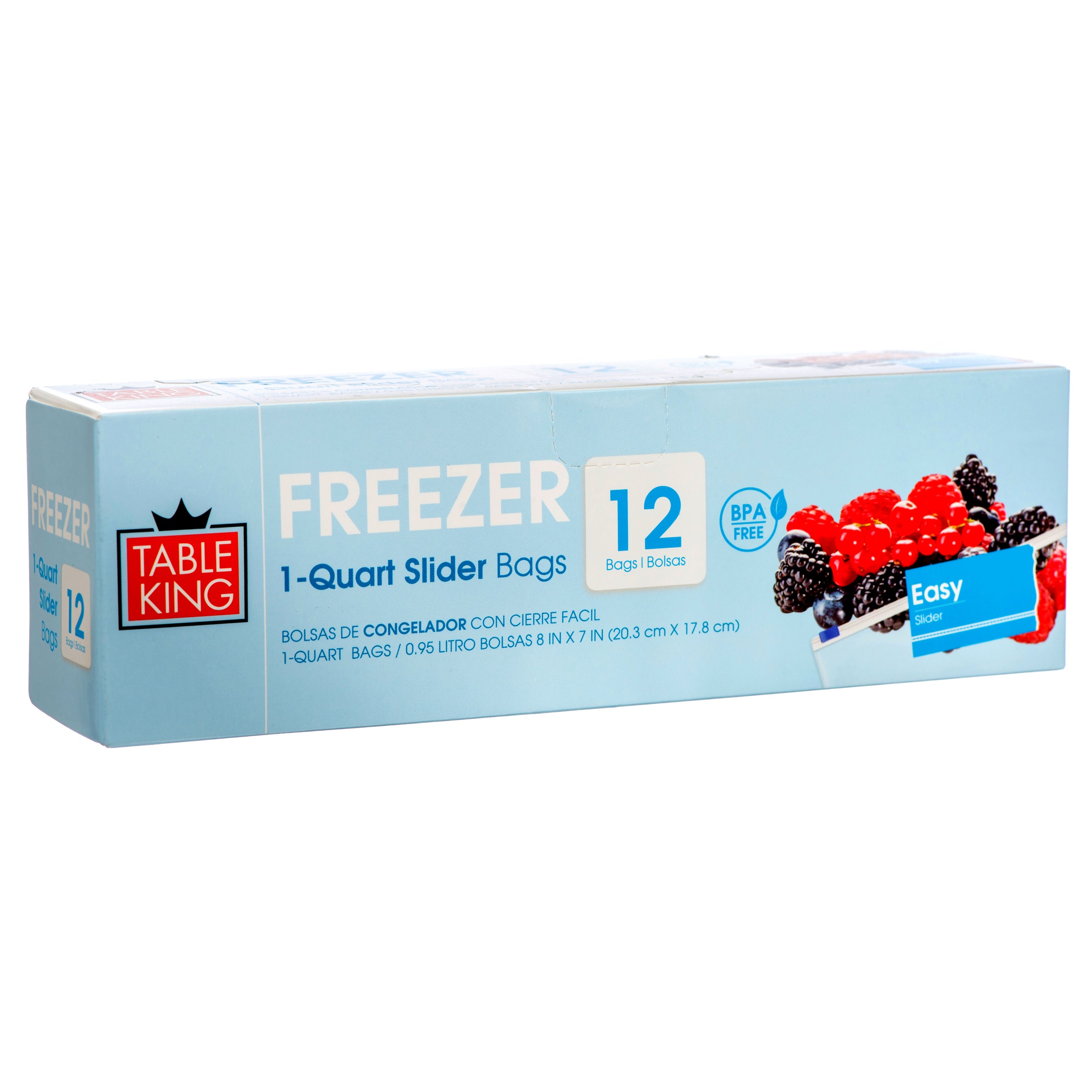 Table King Freezer Slider Bag 1 Qt 12Ct (Pack Of 1)