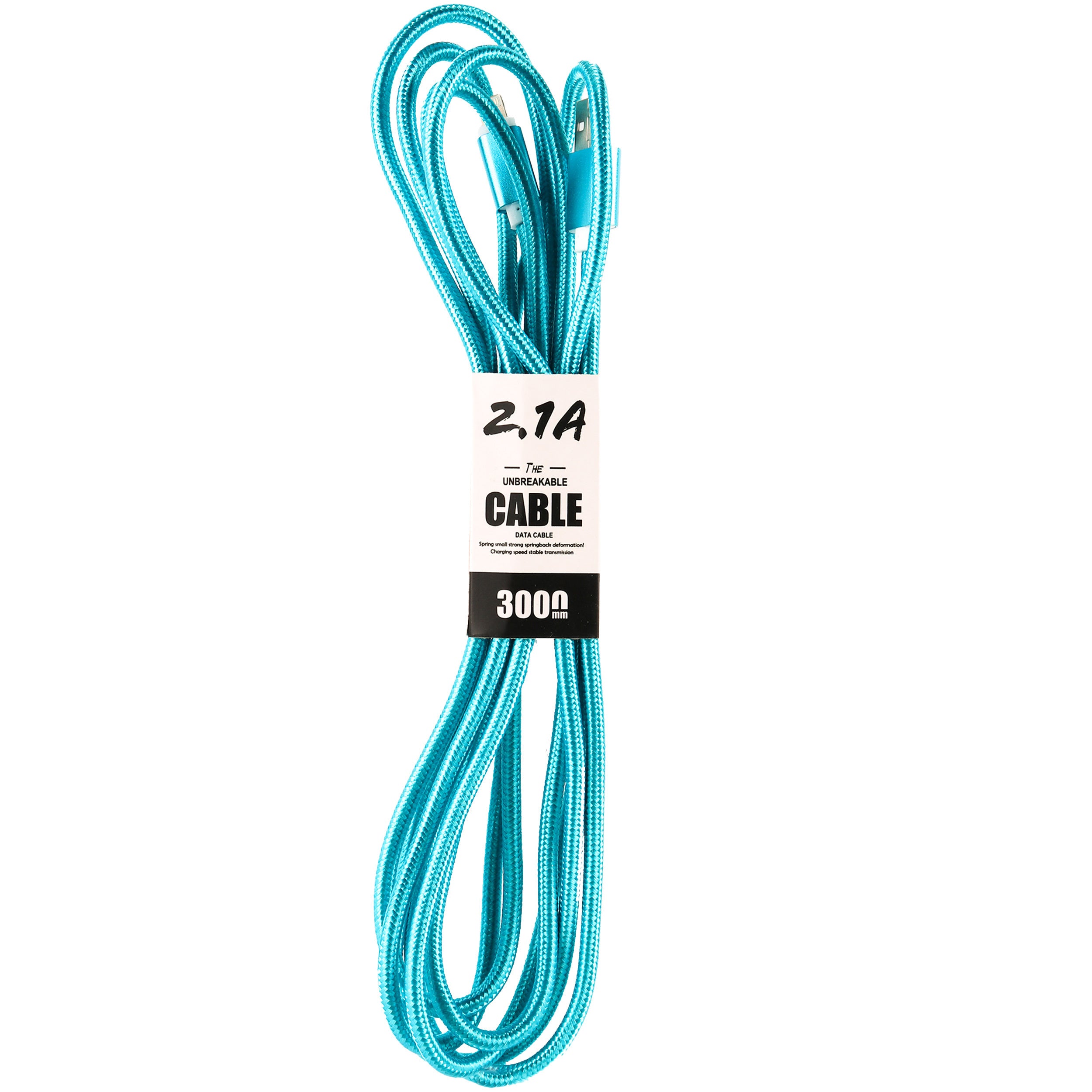 Charging Cable 10Ft Iphone Asst Clrs (Pack Of 1)