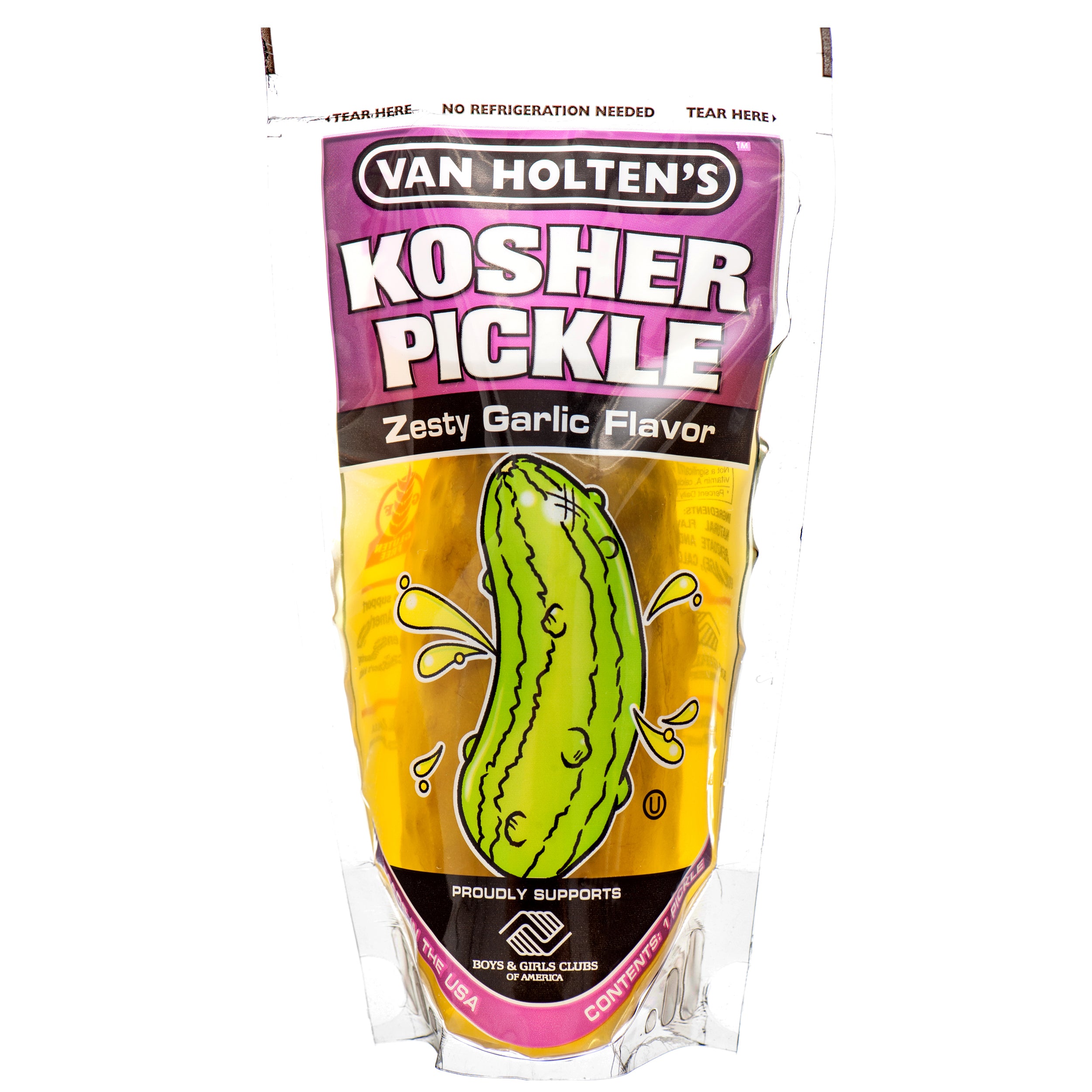 Van Holten’s Individual Kosher Pickle (12 Pack)