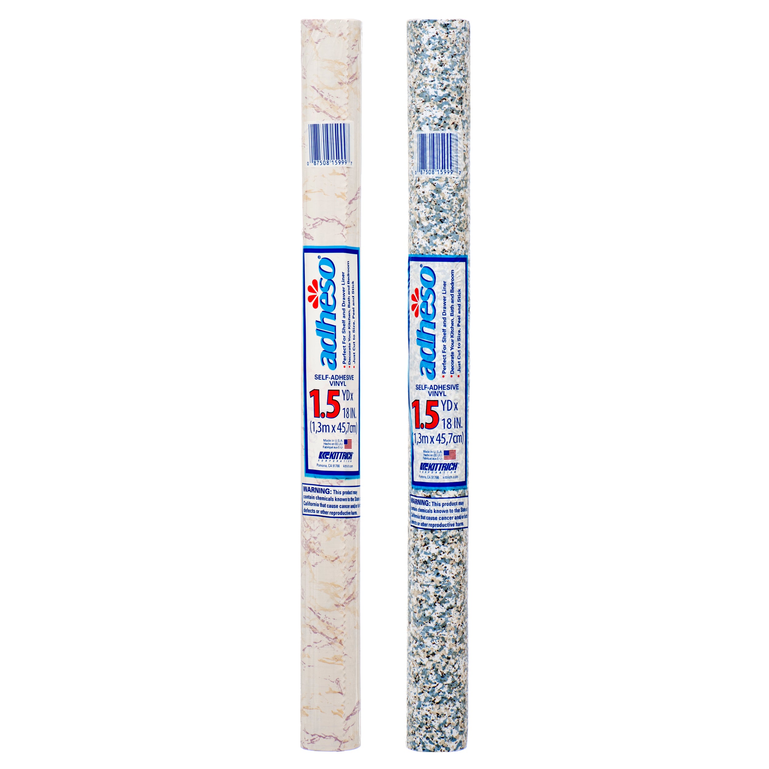 Kittrich Shelf Liner 1.5 Yd X 18" Adheso Marble Dsgn (Pack Of 1)