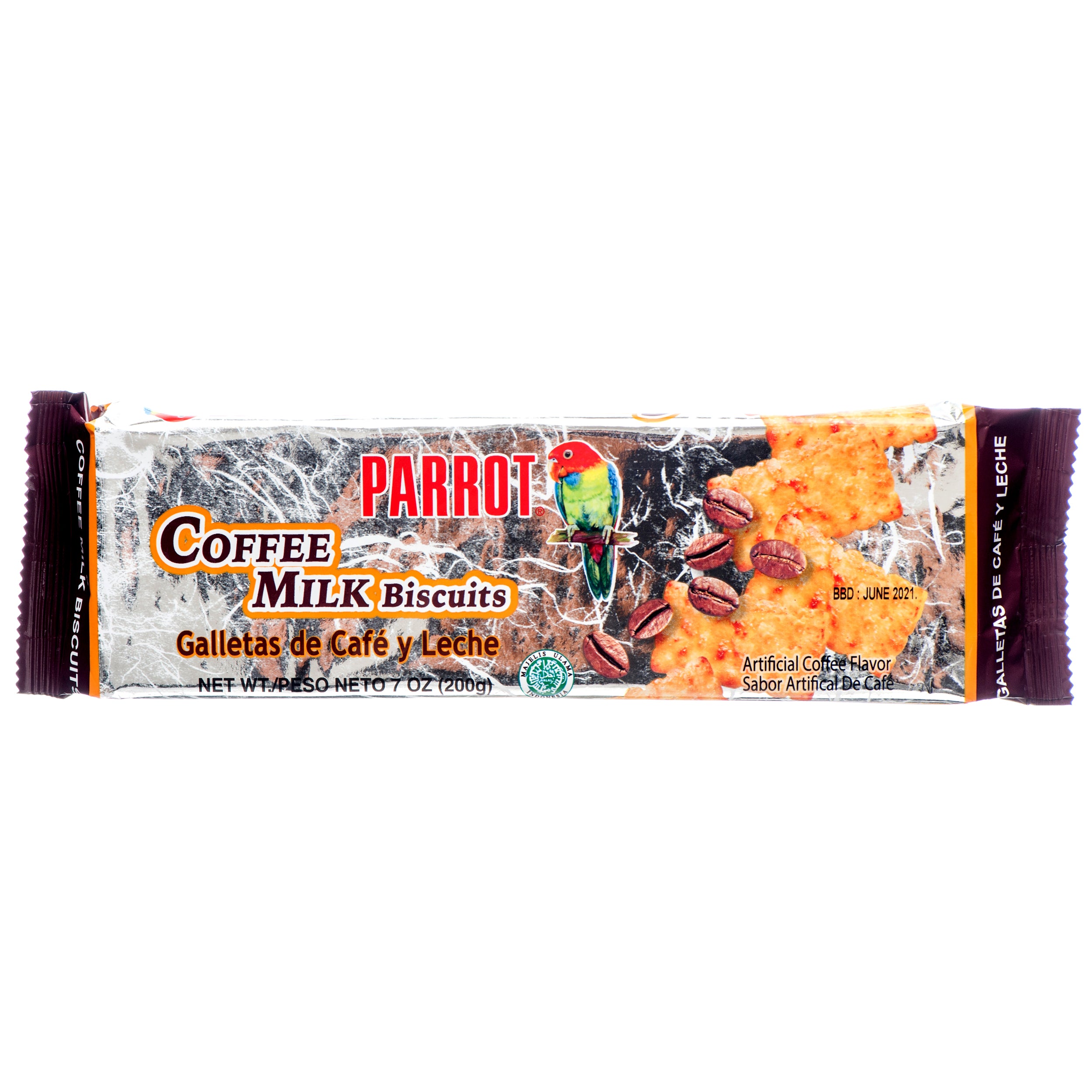 Parrot Biscuit 7 Oz Coffee Milk (Pack Of 1)