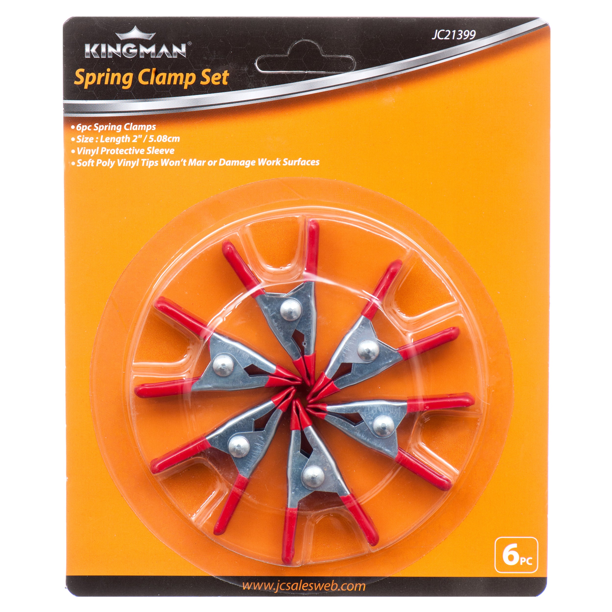 Kingman Spring Clamp 2" 6Pc Set (Pack Of 1)