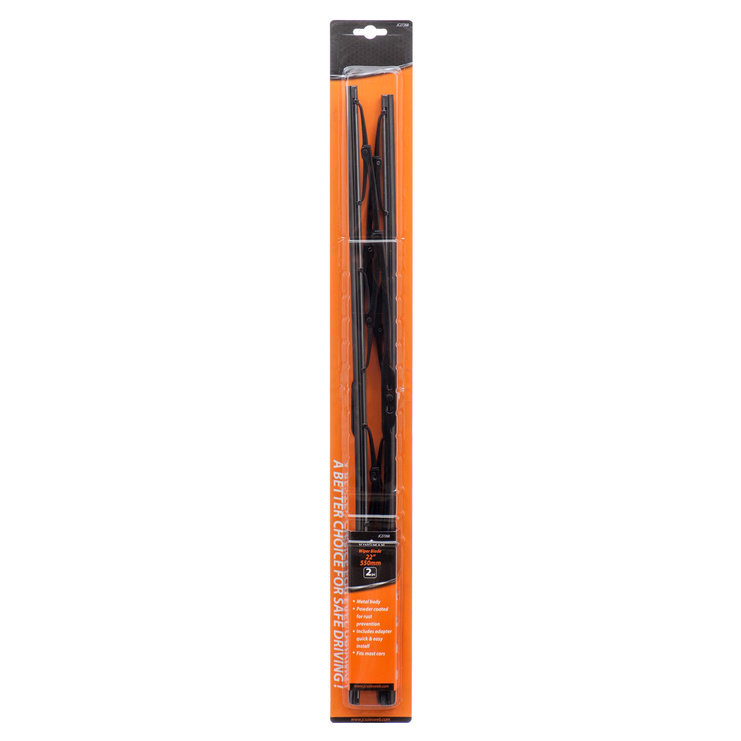 Kingman Auto Windshield Wiper Blade 22" (Pack Of 1)