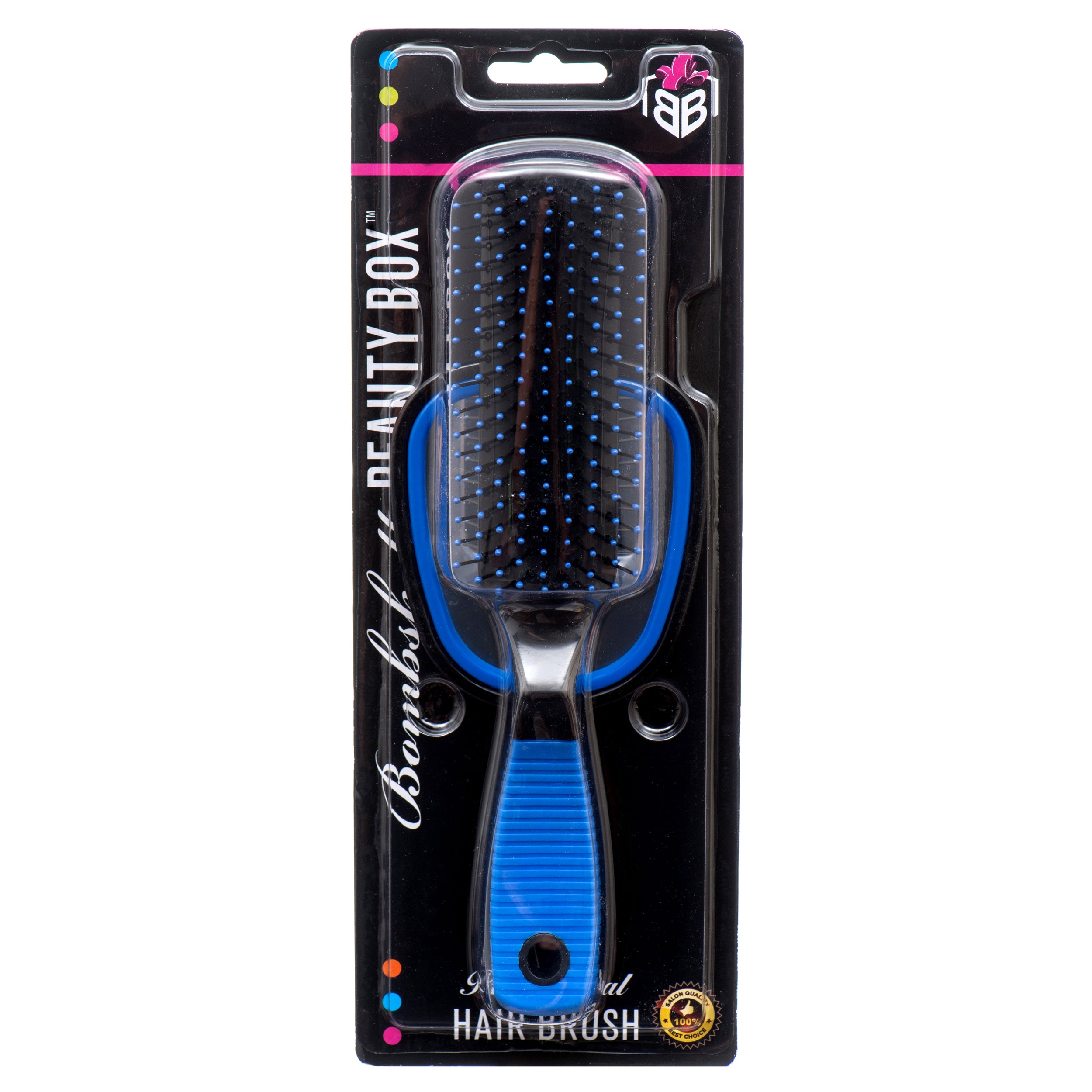 Hair Brush With Mirror Asst Color (Pack Of 1)