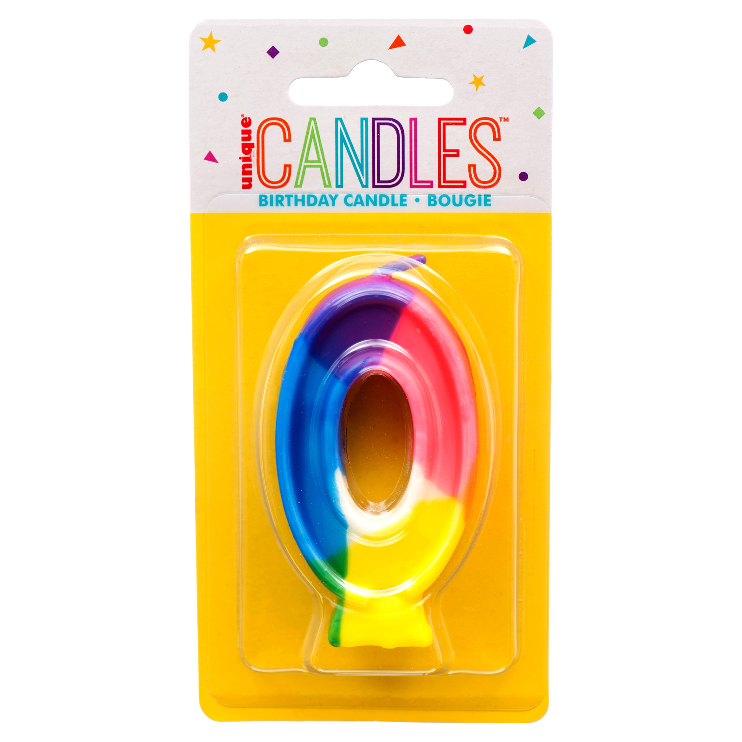 Unique #350-0/Numeric Candle 0 (6 Pack)