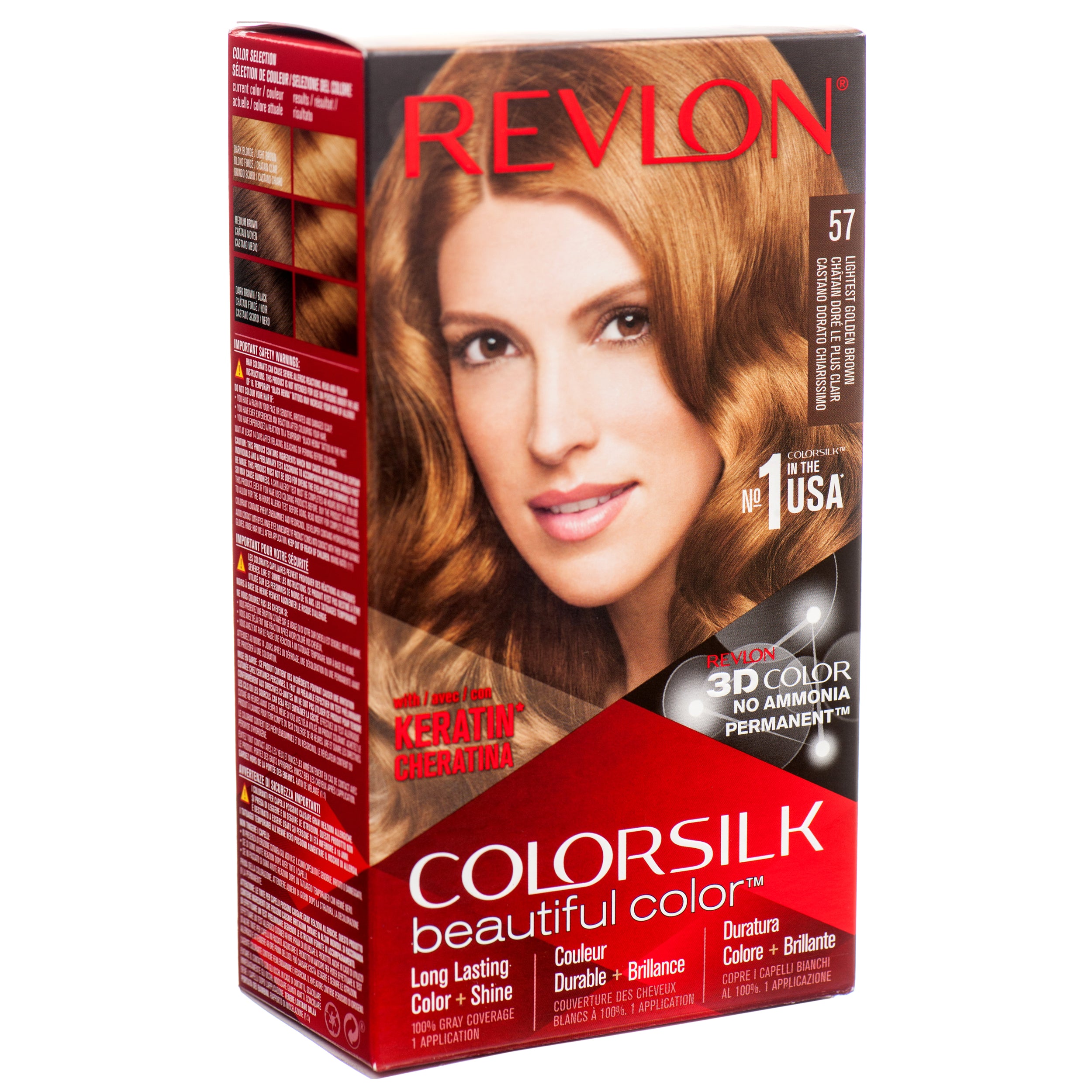 Colorsilk 57 #Lightest Golden Brown (Pack Of 3)