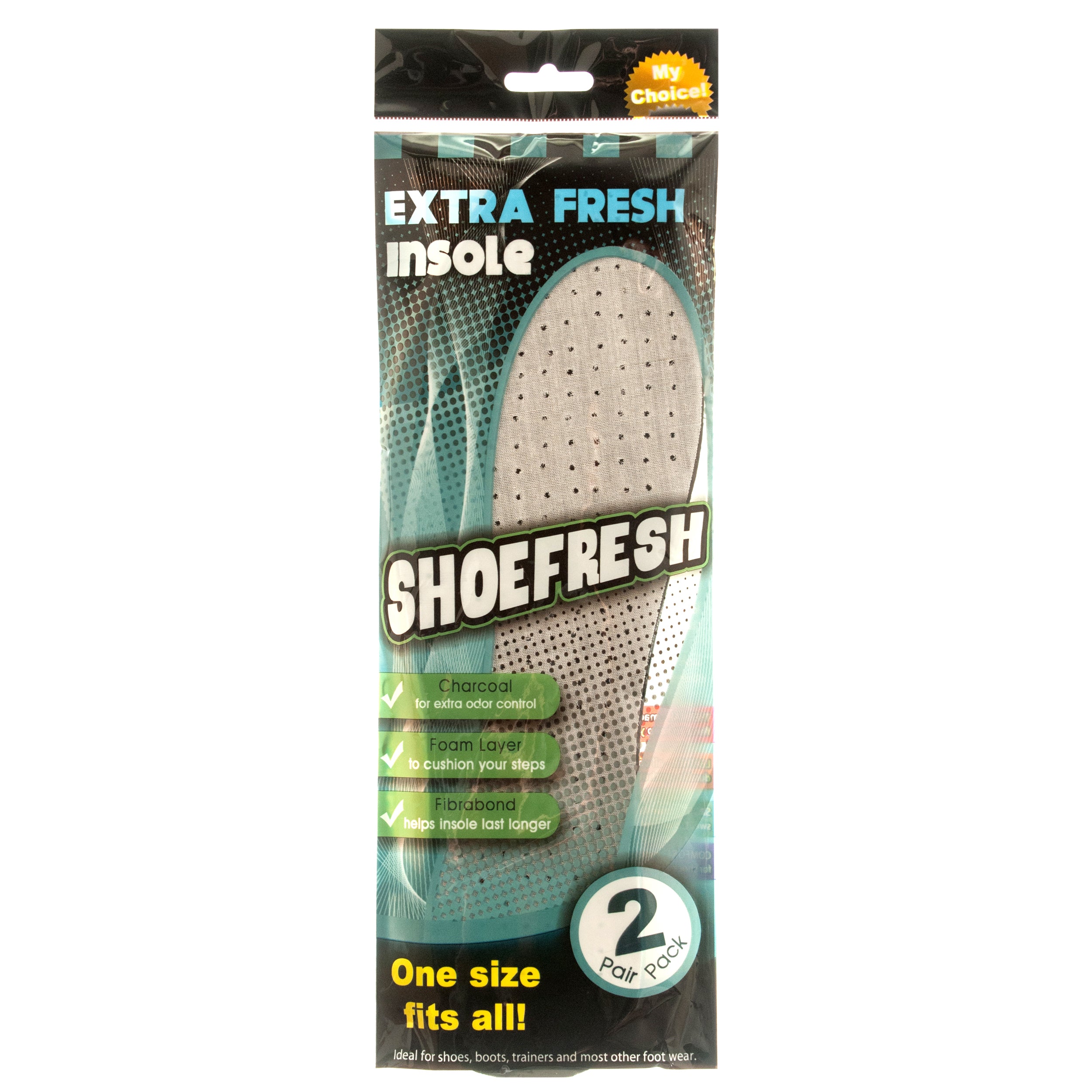 Nuvalu Insole Extra Fresh Type 2 Pair (Pack Of 1)